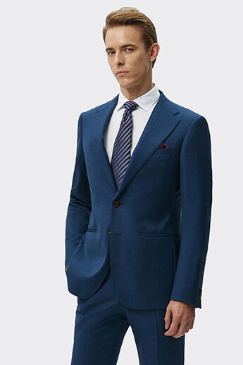 Blue Two-Piece Suit