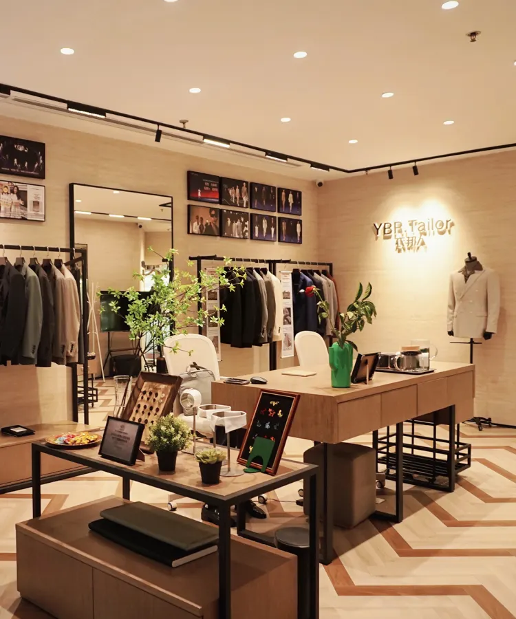 YBR Tailor showrooms banner
